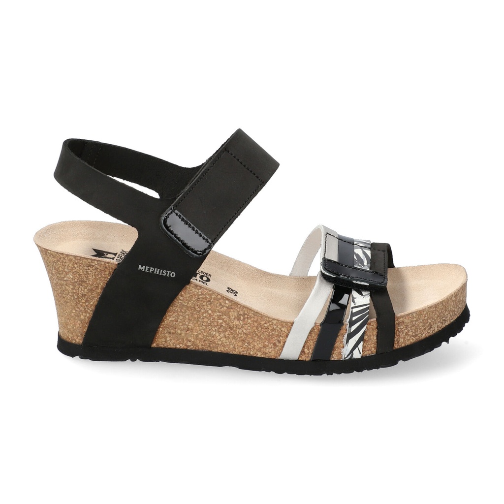 LUCIA SANDALBUCK JUNGLE BLACK